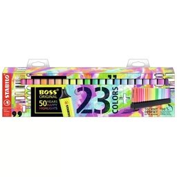 [7023-01] Marcatextos Stabilo Boss Original Y Pastel C/23