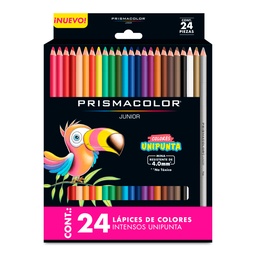 [070735006936] Caja De Colores C/24 Largos Junior Prismacolor Red (C.12)