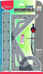 [734365192062] JUEGO GEOMETRIA MAPED IRROMPIBLE COMPAS METAL 19206
