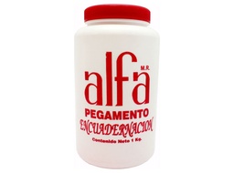 [PEGBCO1] Pegamento Blanco Alfa 1 Litro (C.18)