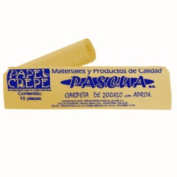 [PCREPE-JC] Papel Crepe Pascua Dorado (P.10) (C.200)