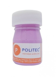 [7501230031114] Pintura Acrílica Politec Violeta Claro 20ml (C.12)