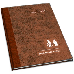 [00121] Libro Florete Estrella Registro De Visitas 96 Hojas (C.12)