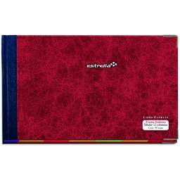 [0126] Libro Florete Estrella Tabular 24 Columnas 96 Hojas (C.13)