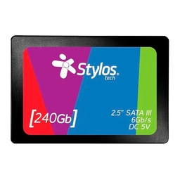 [STMSSD2B] UNIDAD ESTADO SOLIDO SSD 240GB STYLOS SATA 2.5" STMSSD2B