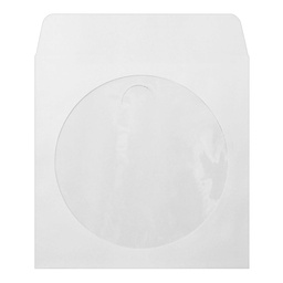 [0199-100] SOBRE P/CD BLANCO PAQ. CON 100 GENERICO