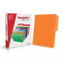 [PAQ50-C00501/2NA] Paquete C/50 Folder Carta Pendaflex Naranja