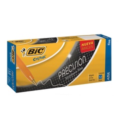 [PAQ12-0014AZ] Paquete C/12 Pluma Bic F-290 Punto Fino Azul