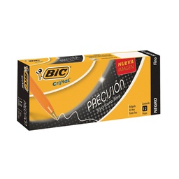 [PAQ12-0014NE] Paquete C/12 Pluma Bic F-290 Punto Fino Negra