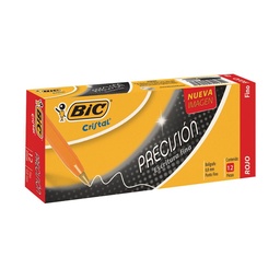 [PAQ12-0014RO] Paquete C/12 Pluma Bic F-290 Punto Fino Roja
