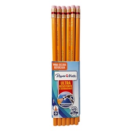 [PAQ12-0002] Paquete C/12 Lapiz Mirado #2 Hexagonal Paper Mate