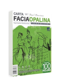 [PAQ100-633PACOBLA] Paquete C/100 Opalina Blanca Copamex Carta Papel 120g