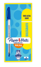 [LA3531] Paquete C/12 Pluma Punto Medio Azul Kilometrico Paper Mate