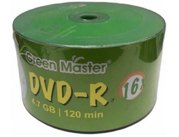 [DVDGML-50] 50 Dvd-r Logo Green Master 4.7GB 16X 50 Piezas