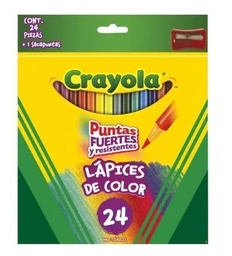 [071662040246] Caja C/24 De Colores Crayola Largos 684024 (E.6)