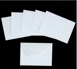 [6785] Paquete C/6 Sobre Blanco o Kraft Mylin 7.5x11