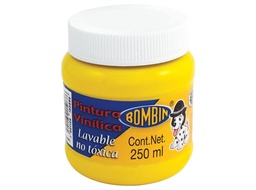 [7501139150886] Pintura Vinilica Bombin Amarillo 250ml (C.12)